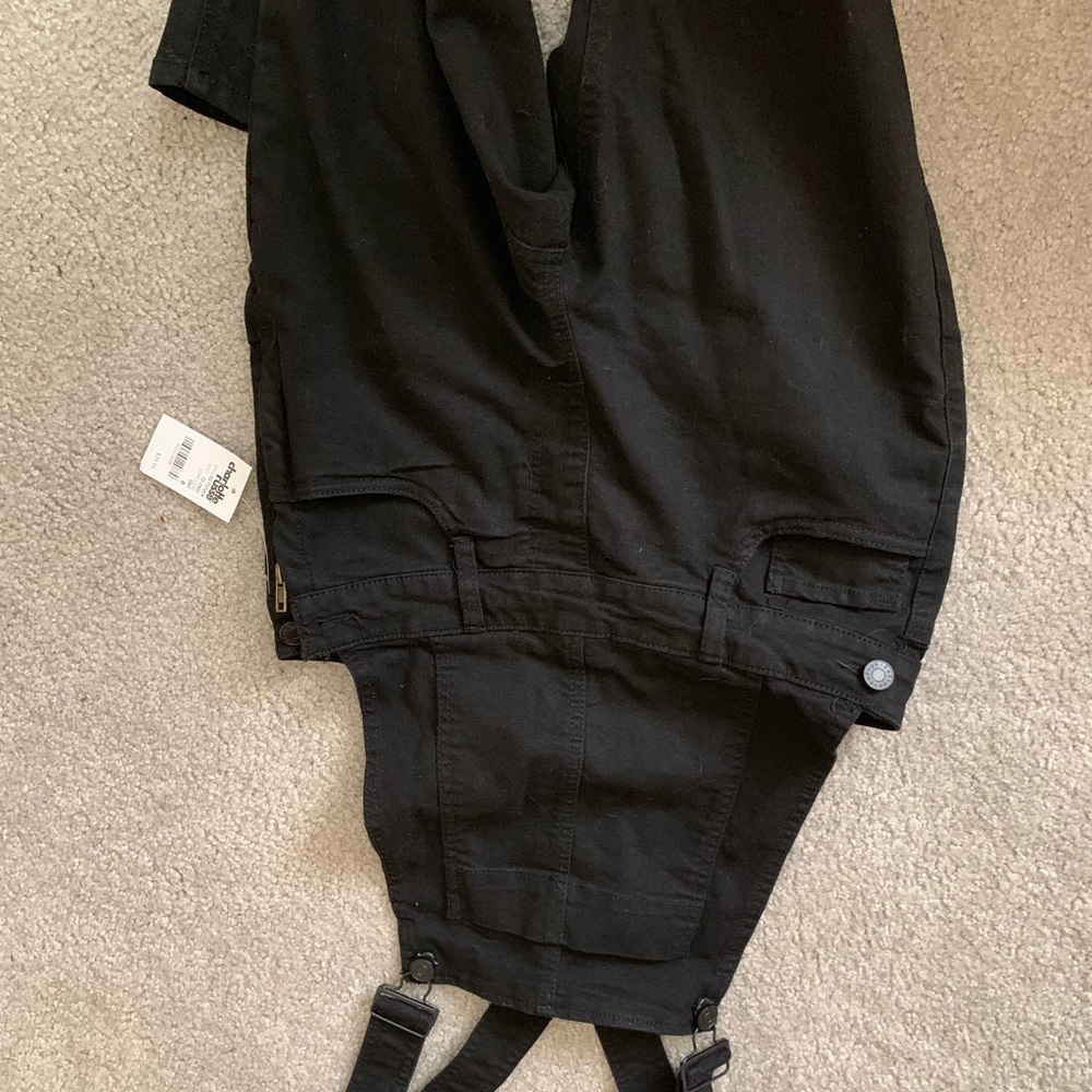 Charlotte Russe black overalls